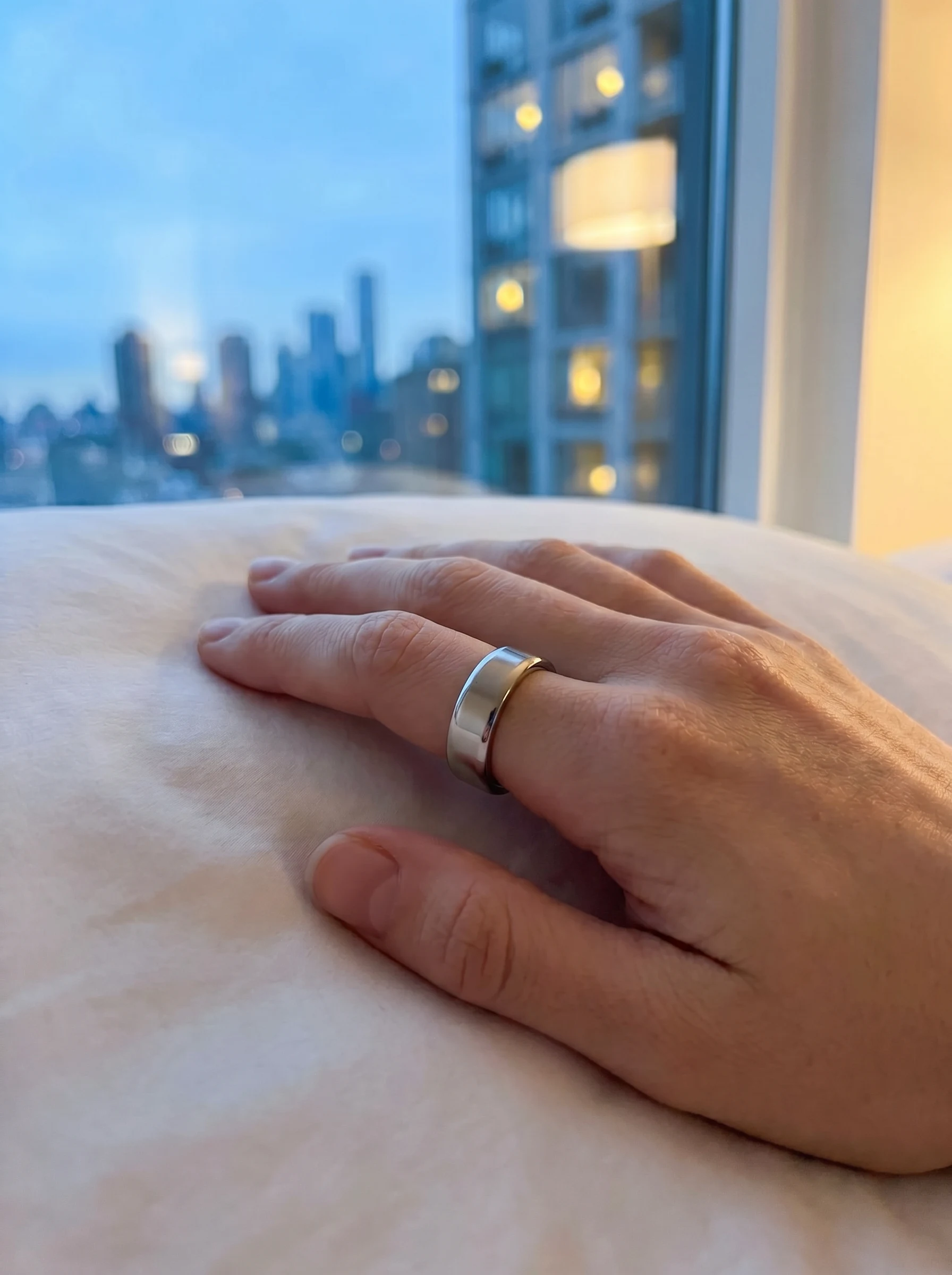 MYnextRING SKY beim Schlaf